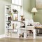 Costway 1/2 PCS 4-Tier Bookshelf with 6 Storage Cubes 64" Tall Modern Geometric Stair Bookcase